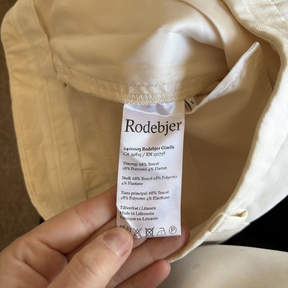 Rodebjer Trouser‎ Pants Womens S Minimalist Career Scandi Chic Power Dressing - Picture 9 of 14